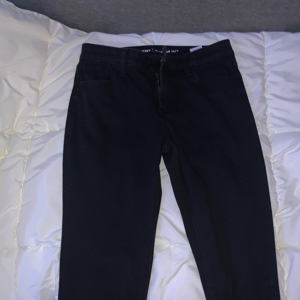 black skinny jeans
